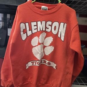 1992 TULTEX BRAND- Clemson Tigers Orange Sweatshirt. SIZE LARGE
